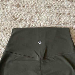 Lululemon leggings size 4 olive